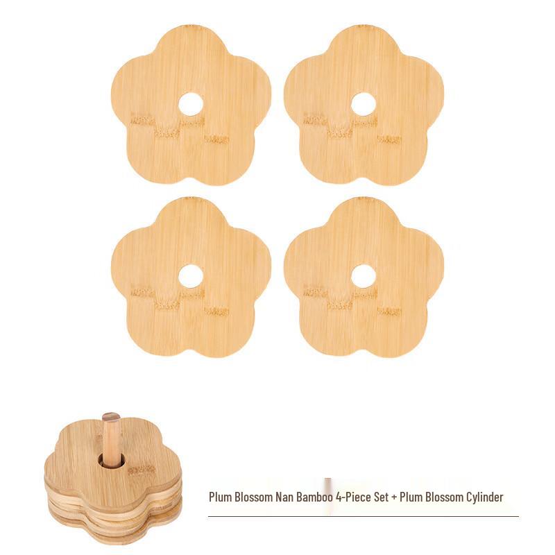 Plum Blossom Bamboo Heat Insulation Mat Set