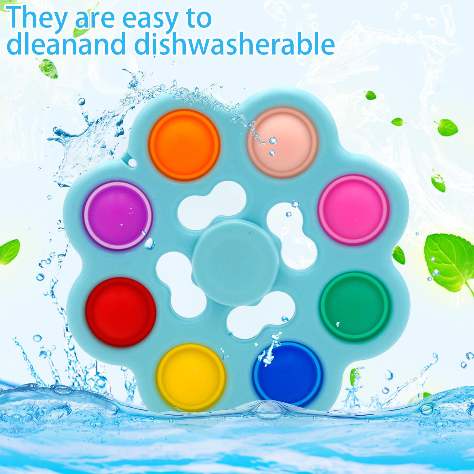 

Вращение Сенсорная Игрушка Игрушка Ранняя Образовательная Игрушка One Size синий