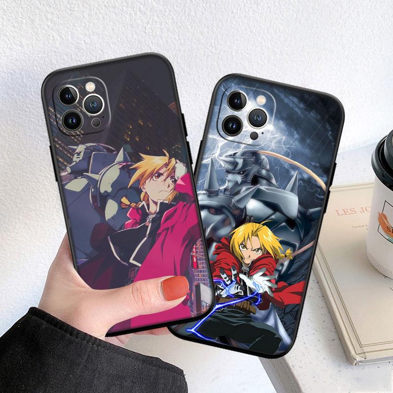 LO45 Fullmetal Alchemist Soft Shell Phone Case for Redmi Note 10 11 12 Pro Max 10S 10C 10T 11A 11S 12S 12C
