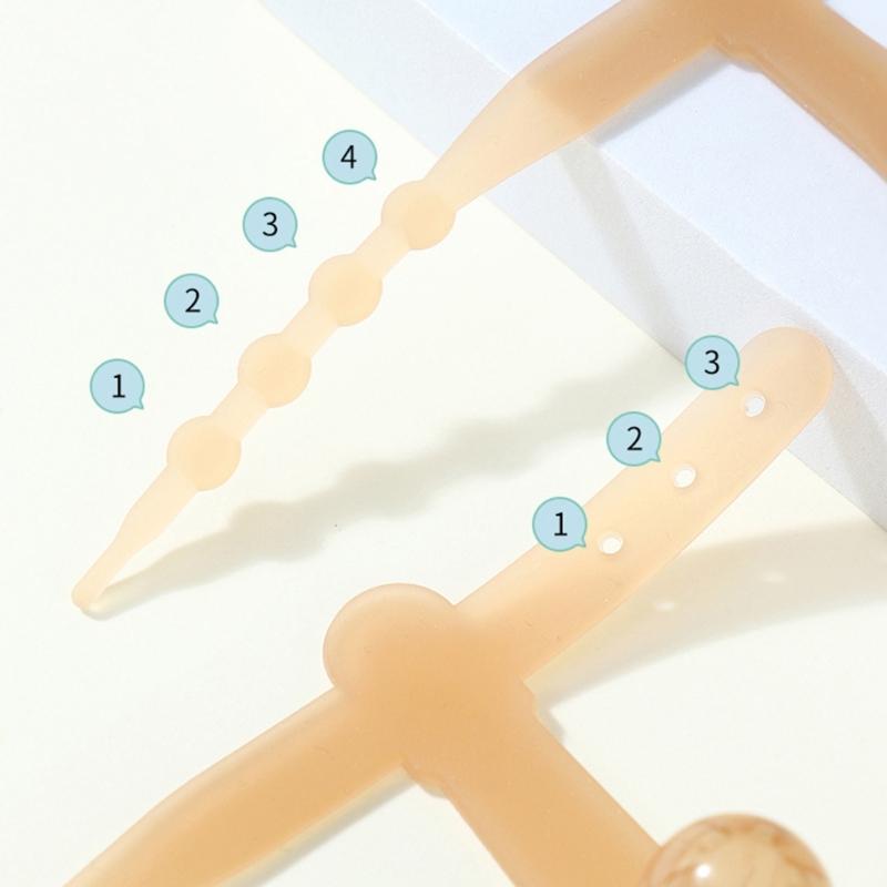 Silikon Tänder Handledsband Baby Tumme Sugg Stopp Napp Leksak BPA Fri Spädbarn Tänder Biter Finger Skydd