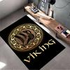 Viking Ship Pattern Rug with Celtic Design Suitable for use as an anti-slip game mat for living room and bedroom sofas