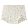 10A Antibacterial Pure Cotton High-Waist Women Boyshort Panties, Baby Cotton Full Cotton Crotch Plus Size Soft Breathable Underwear