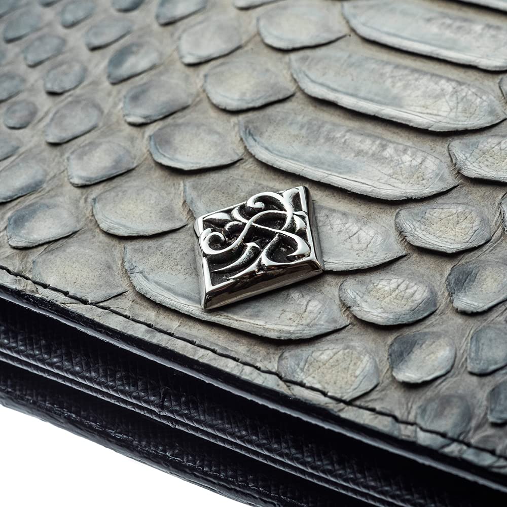 Artemis Classic Gray Python Long Wallet ACW0024