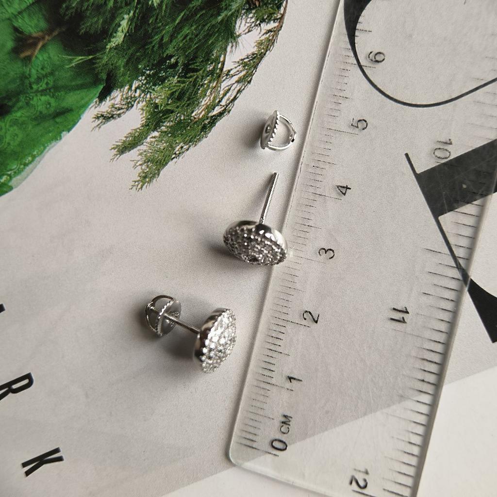 Серебряные серьги с фианитами (2191612)