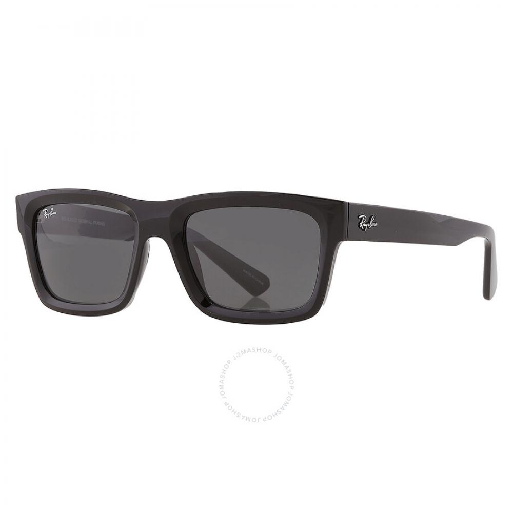Ray Ban Warren Bio-basiert Dunkelgrau Rechteckig Unisex Sonnenbrille Rb4396 667787 54