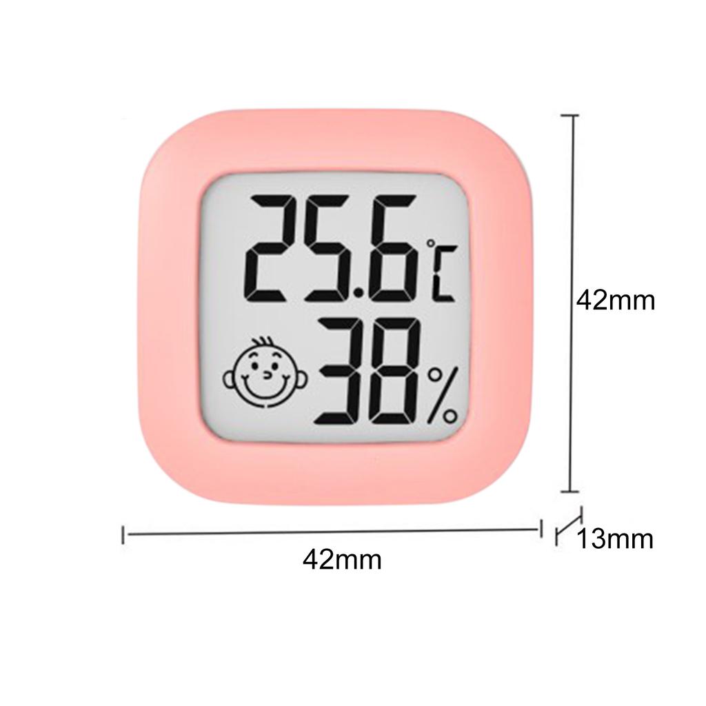Electronic Hygrometer Mini LCD Digital Display Thermohygrometer with Face Icon Temperature And Humidity Meter for Indoor Outdoor