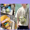 Oxford Fabric Unisex Casual Crossbody Bag With Expandable Capacity For Daily Use