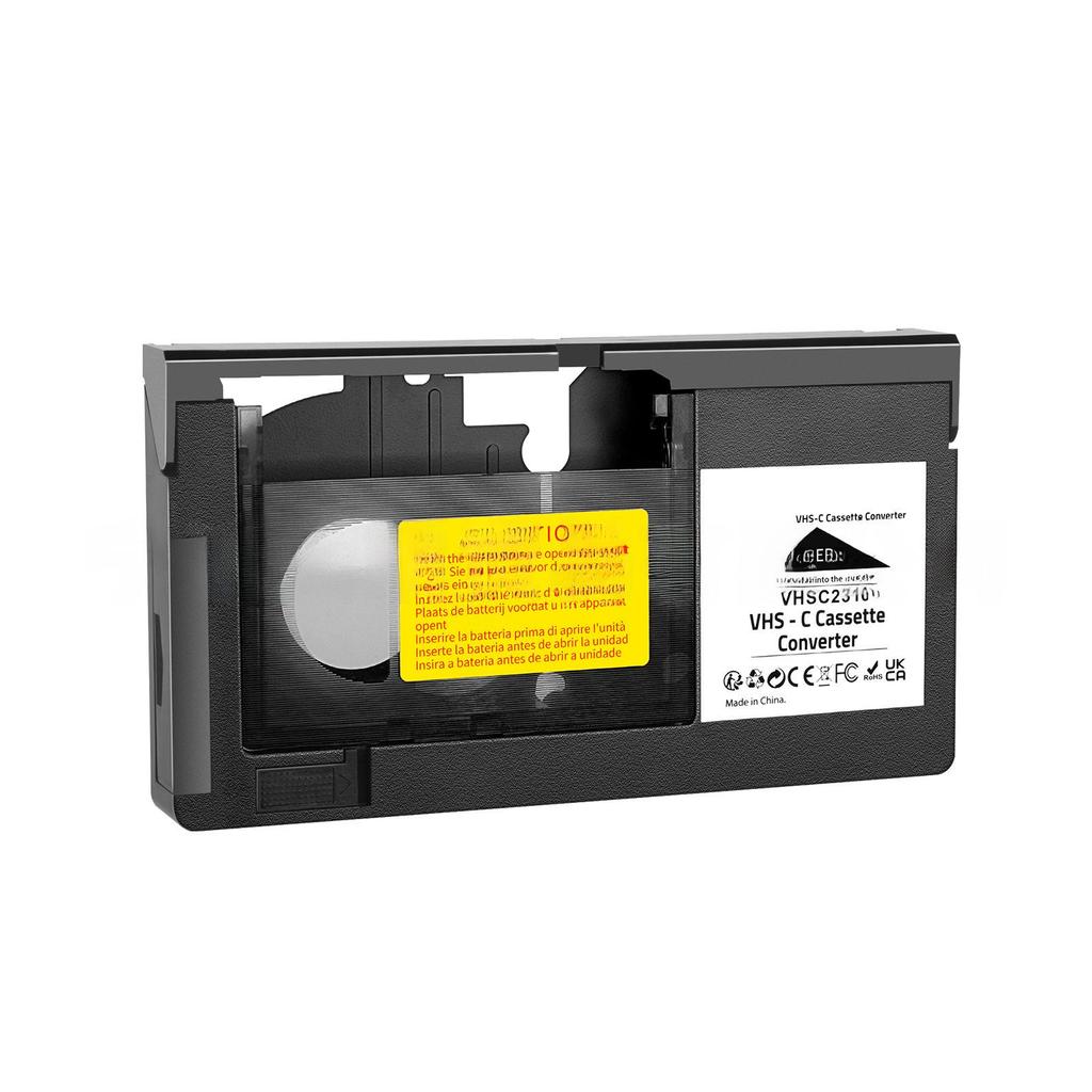 Adaptor de conversie pentru bandă VHS la VHSC (MiniDV/Hi8 nu este acceptat)
