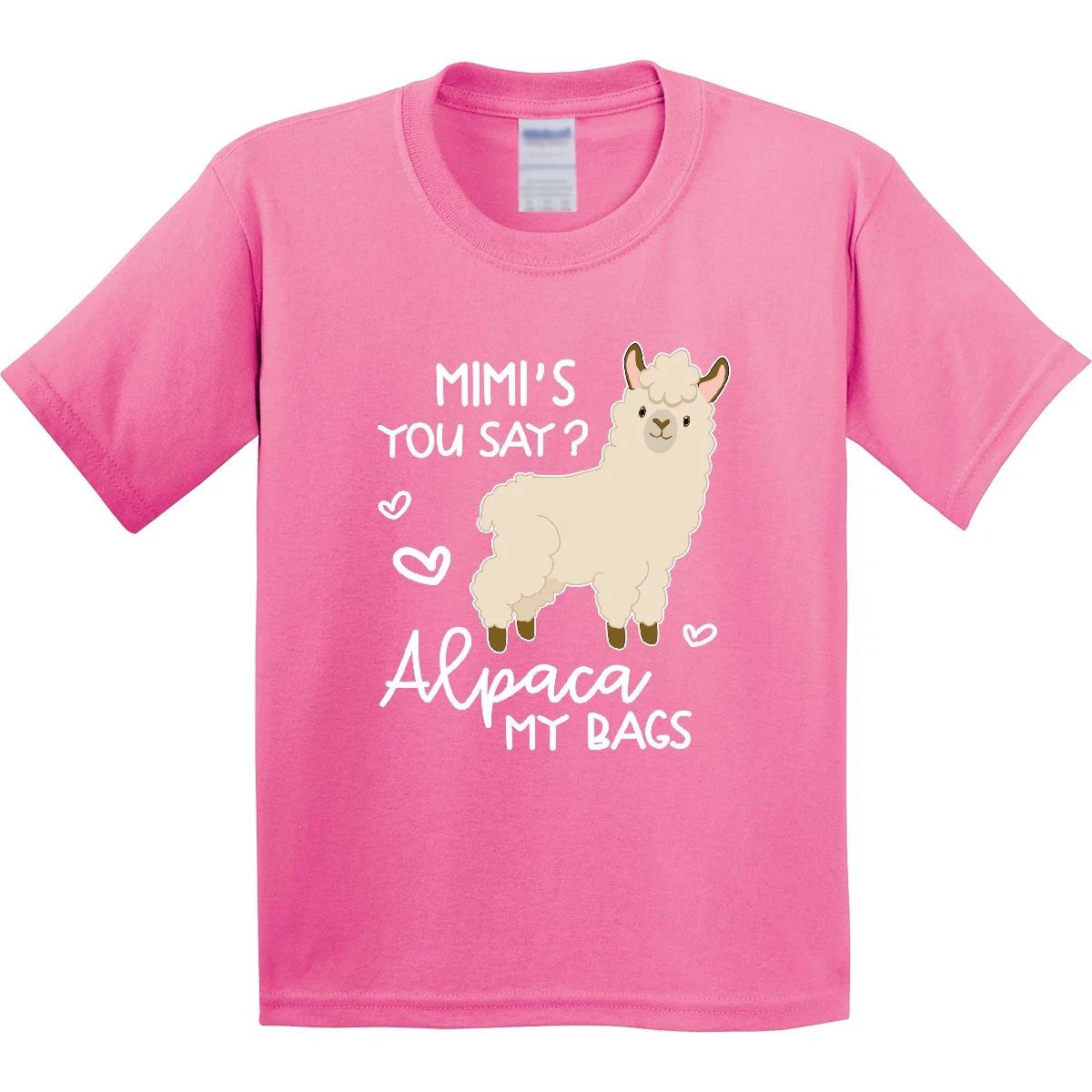 Inktastic Mimi s You Say Alpaca My Bags Youth T-Shirt Animals Llama Cute House 130