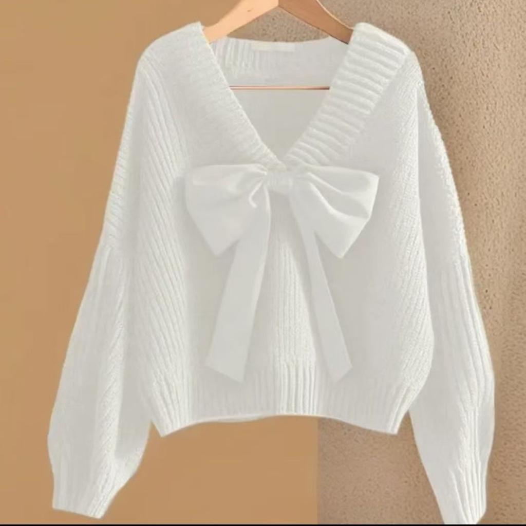 Egyedi Fehér Ankola Piros Design Nőknek, Niche és Lusta Stílus, Őszi Sokoldalú Pulóver Nőknek