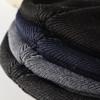 Men's fleece knitted cap with iron standard straight edge wool hat, brimless dome hat, pullover, ski cap