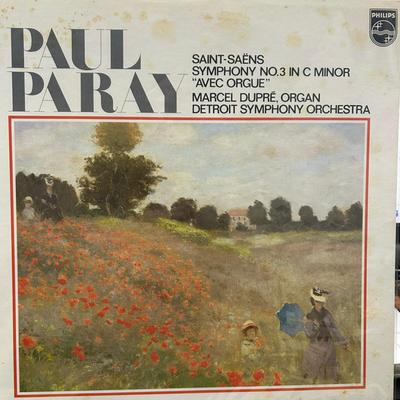 LP Record PAUL PARAY MARCEL DUPRE DETROIT S  SaintSaens Symphony No. 3 In C Mi 13PC71 PHILIPS 1979 Japan Classical Used