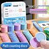 25mm Geometric Counting Chips for First Grade Math – Learning Coins for Addition and Subtraction