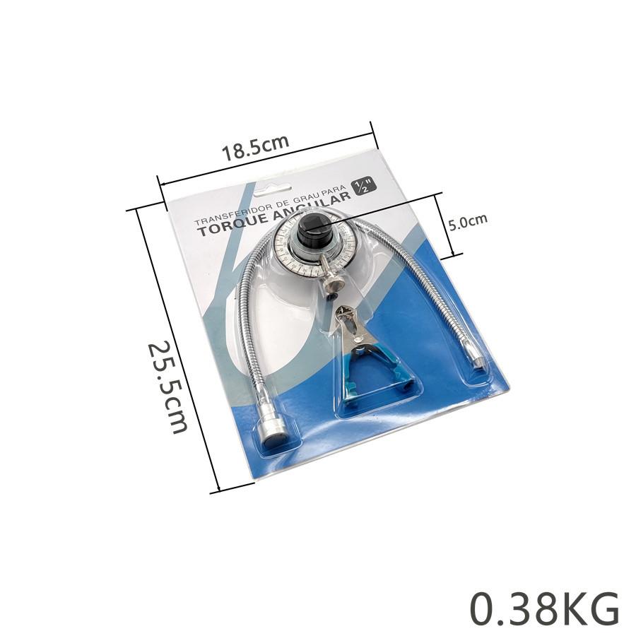 Torque Angle Meter with Flexible Clip Arm 1/2" Drive Wrench Angle Gauge