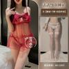 Sex Underwear Mesh Transparent Sexy Temptation Suspender Bow Sexy Suit Abstinence