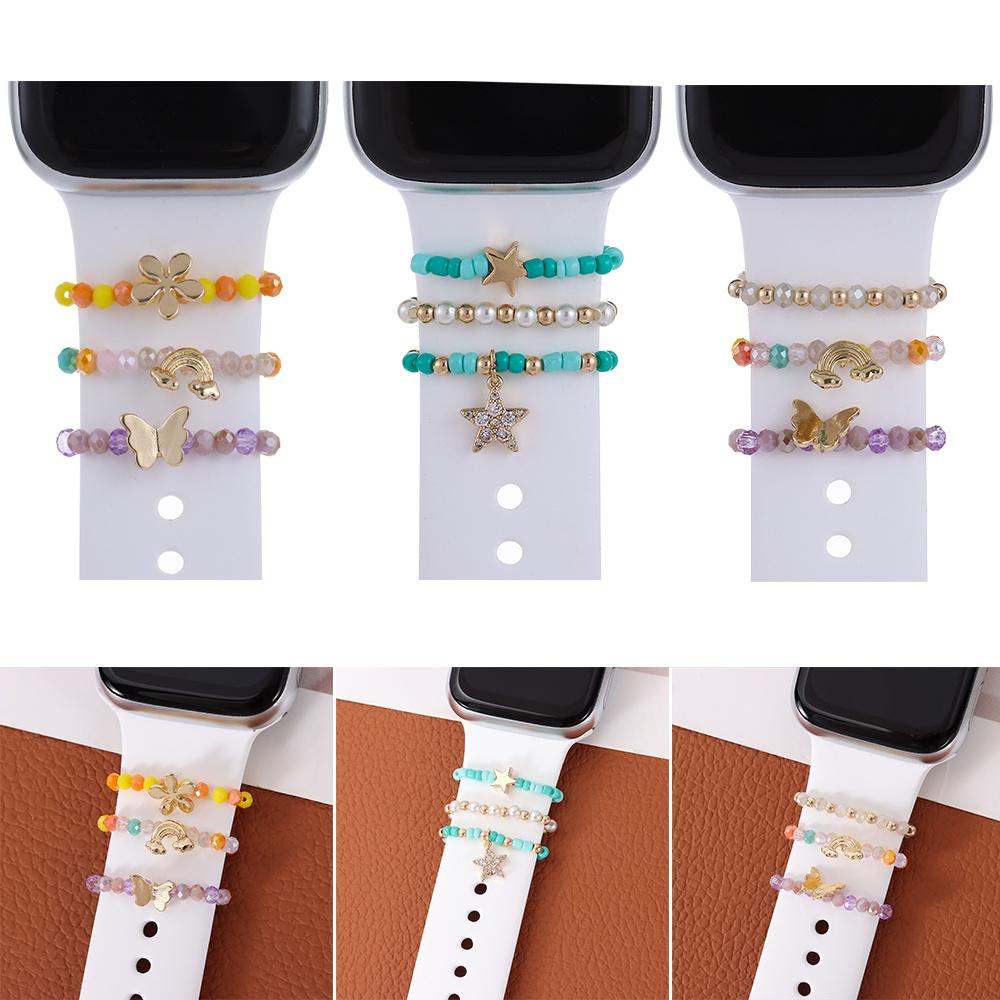 Creative Nails Diamond Wristbelt Charms Strap Accessories Decorative Ring Watch Band Ornament