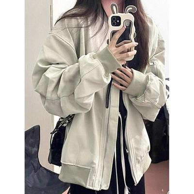 Dámská americká hip-hopová bomber bunda ve stylu Hongkongu - Trendy jarní/podzimní design