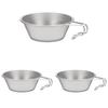 Snow Peak Stainless Steel Sierra Cup E-203, Lightweight, for Outdoor Camping (Pack of 3)