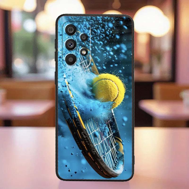 Sports style pattern For Samsung A41 A35 A34 A33 A32 A25 A24 A23 A21s A06 A05 A04 A03 Note 10 20 Ultra 5G Black Case