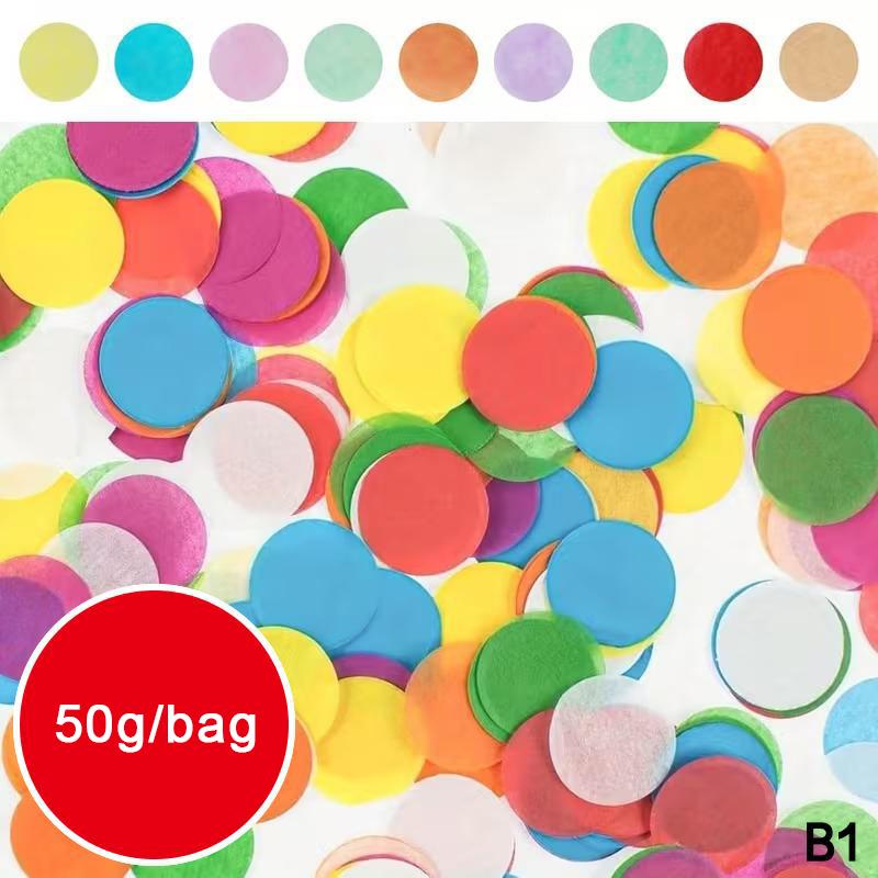 

50/100g Colorful Rainbow Confetti Suitable For Valentine S Day, Easter, Weddings, Mother S Day, And Birthday Celebrations