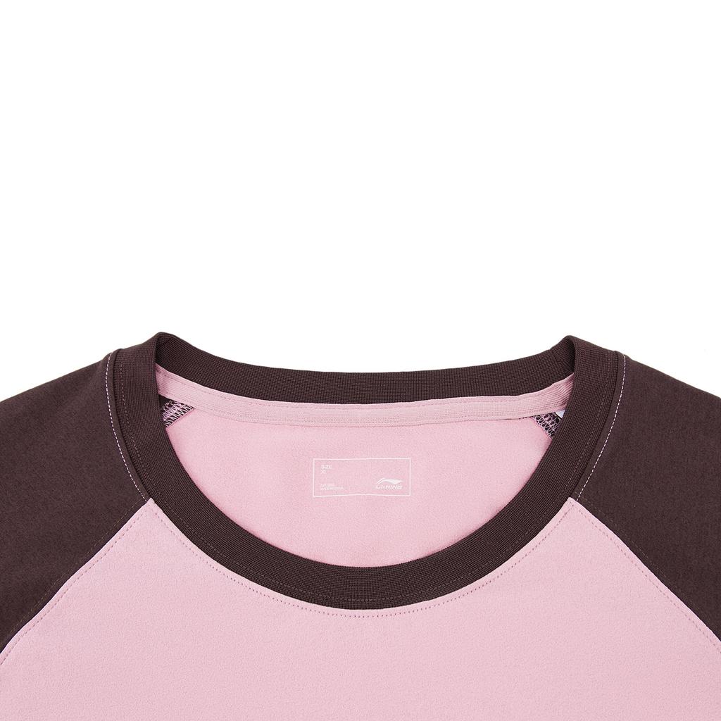 Li Ning Round Neck Letter Print Couple T-Shirt Unisex Tops ATSW289-10