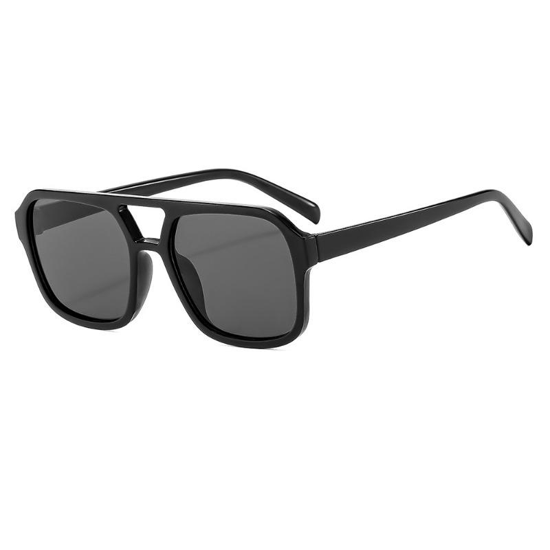 New Retro Square Sunglasses, Fashion Trend Anti-UV Sun Glasses, Stylish High-End Shades for Summer Daily Wear