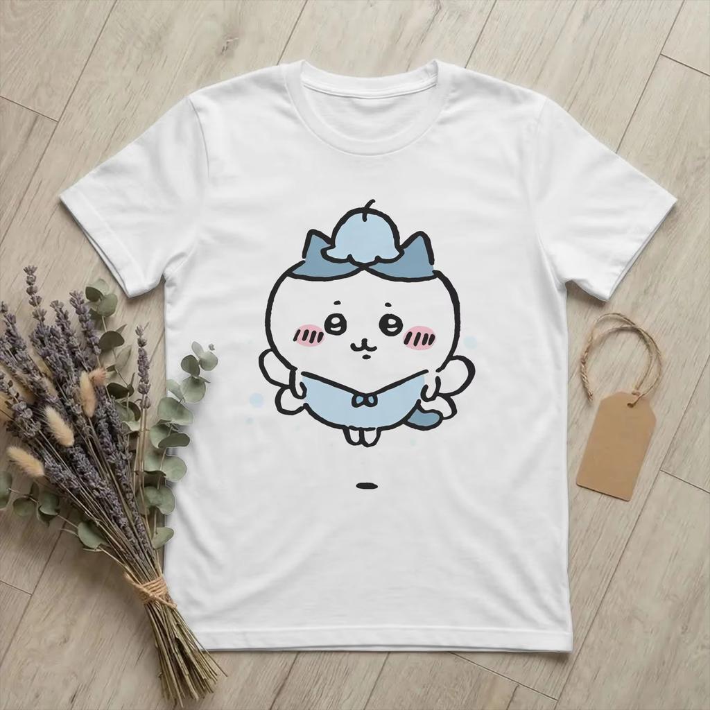 Vintage Rock Cartoon Cute Animal Graffiti Pattern Cotton Blend Loose Unisex Couple Short Sleeve Tops Holiday Fashion Clothes