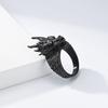 Men's Dragon Head Ring, 3 Colors Vintage Gothic Style Titanium Steel Ring, Punk Biker Jewelry, Dragon Totem Finger Ring for Men,