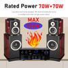 Woopker AK55 High Power Digital Amplifier Bluetooth Sound Amplifier 2 Channel HIFi FM USB Audio Amp for Home Car Karaoke