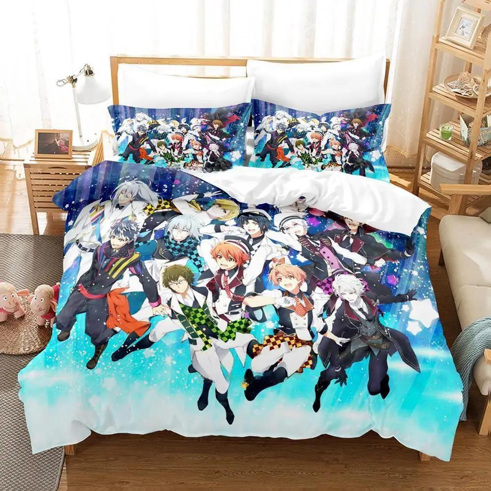 3D Print Anime IDOLiSH7 Bedding Set Single Twin Full Queen King Size Duvet Cover Sets for Kids Adults
