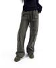 AAKAM Flare Cargo Pocket Pants (Khaki)