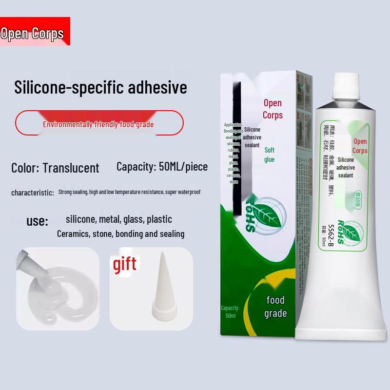 Transparent Waterproof Silicone Sealant for Car Rubber Strips - Flexible & Heat Resistant