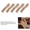 10Pcs Fine Wide Tooth Comb Wheat Straw Round Teeth Portable Hair Styling Comb Set for Home Travel