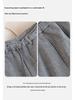 Women's Elastic Waist Wide-Leg Drawstring Pants