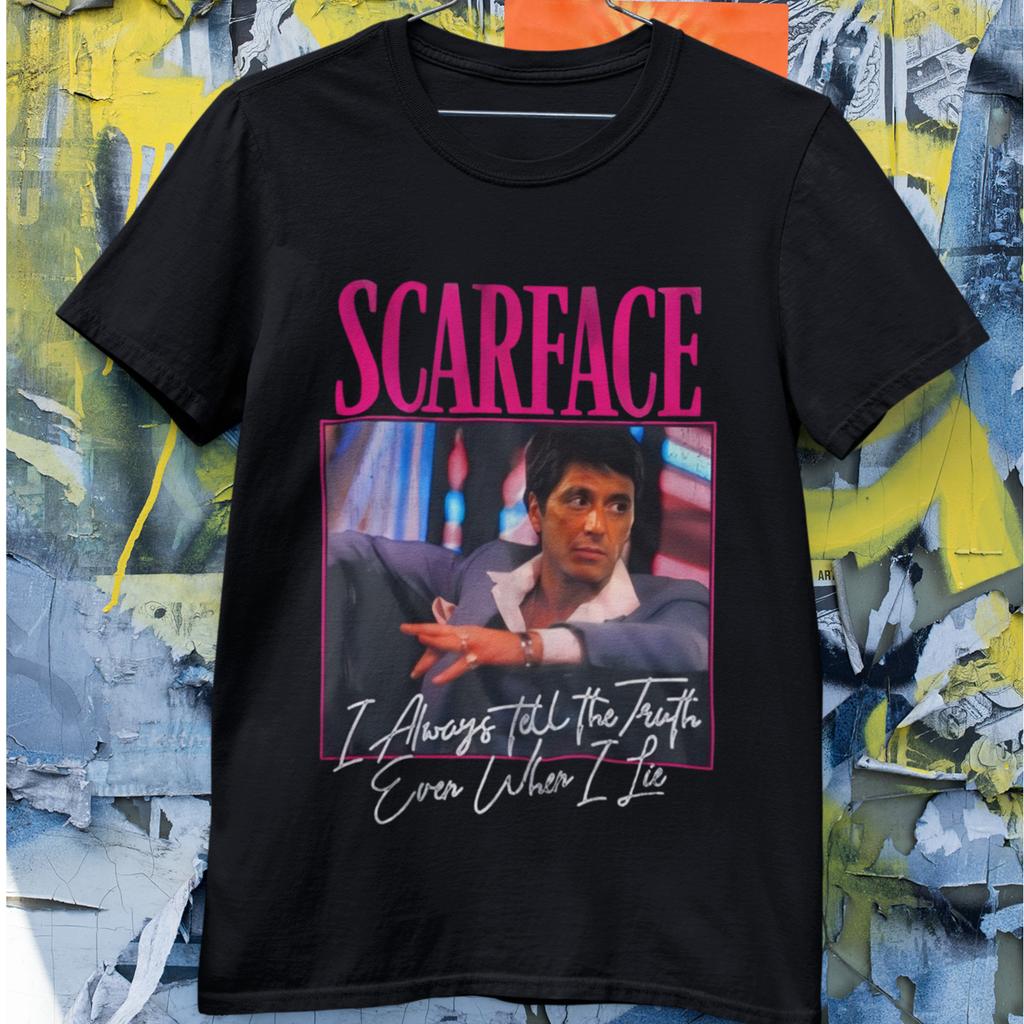 Retro Crime Movie Quote Graphic T-Shirt “I Always Tell the Truth”