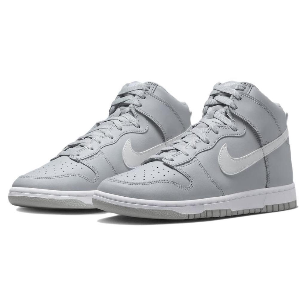 Nike Dunk High Wolf Grey Men Sneakers White DV0828-001