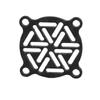 30x30mm RC Cooling Fan Cover Carbon Fiber Electric Motor Cooling Fan Cover for RC Car Ship Motor