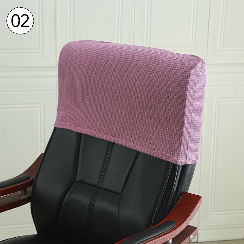 Elastic Chair Headrest Cover Home Office Armchair Backrest Head Pillow Covers Protection Dustproof Gaming Chair Slipcover