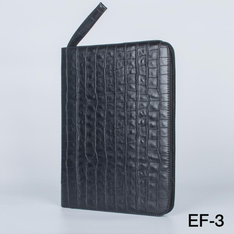 

LUXURY BLACK LEATHER PEN 48 PENS CASE HOLDER
