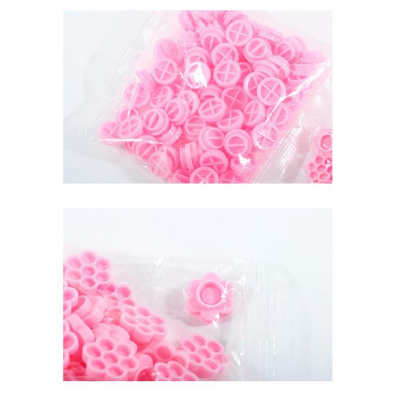 100-Pack Honeycomb Glue Delay Cups for Eyelash Extensions