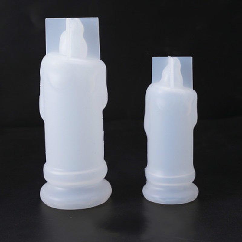 3D Kerzenhalterform Silikonform Kerzenform Epoxid Schmuck Handwerk Aufbewahrungsbox Harzform