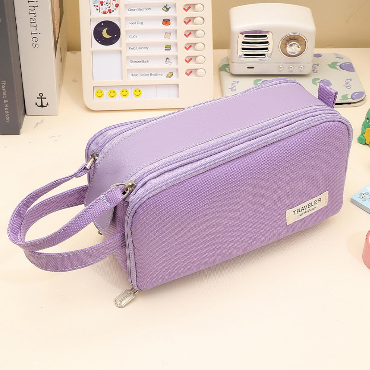 

Kawaii Portable Pencil Case Large Capacity Ins Stationery Storage Bag Multifunctional Pen Box School Office Supplies Stationery