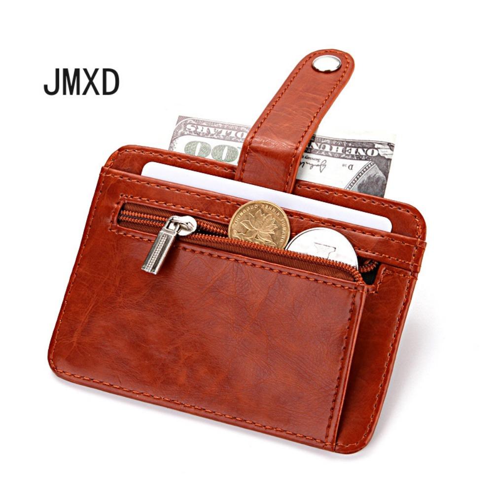 

JMXD-PU короткий унисекс нулевой кошелек креативная сумка для кредитных карт портативный кошелек с пряжкой на молнии
