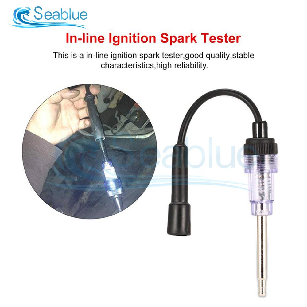 Car Checker Ignition Coil Tester Spark Plug Tool Spark Plug Tester Ignition Spark Tester Car Auto Tester 12V Diagnostics Tool