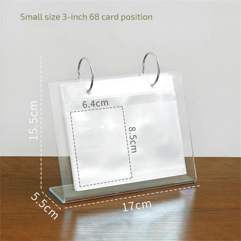 Creative Writing Book Double Sided Acrylic Photo Album Transparent Album Transparent Inner Page Home Decorations Durable