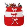 Modern Minimalist Storage Basket With Cotton Rope Handles For Home Organization And Gift Use