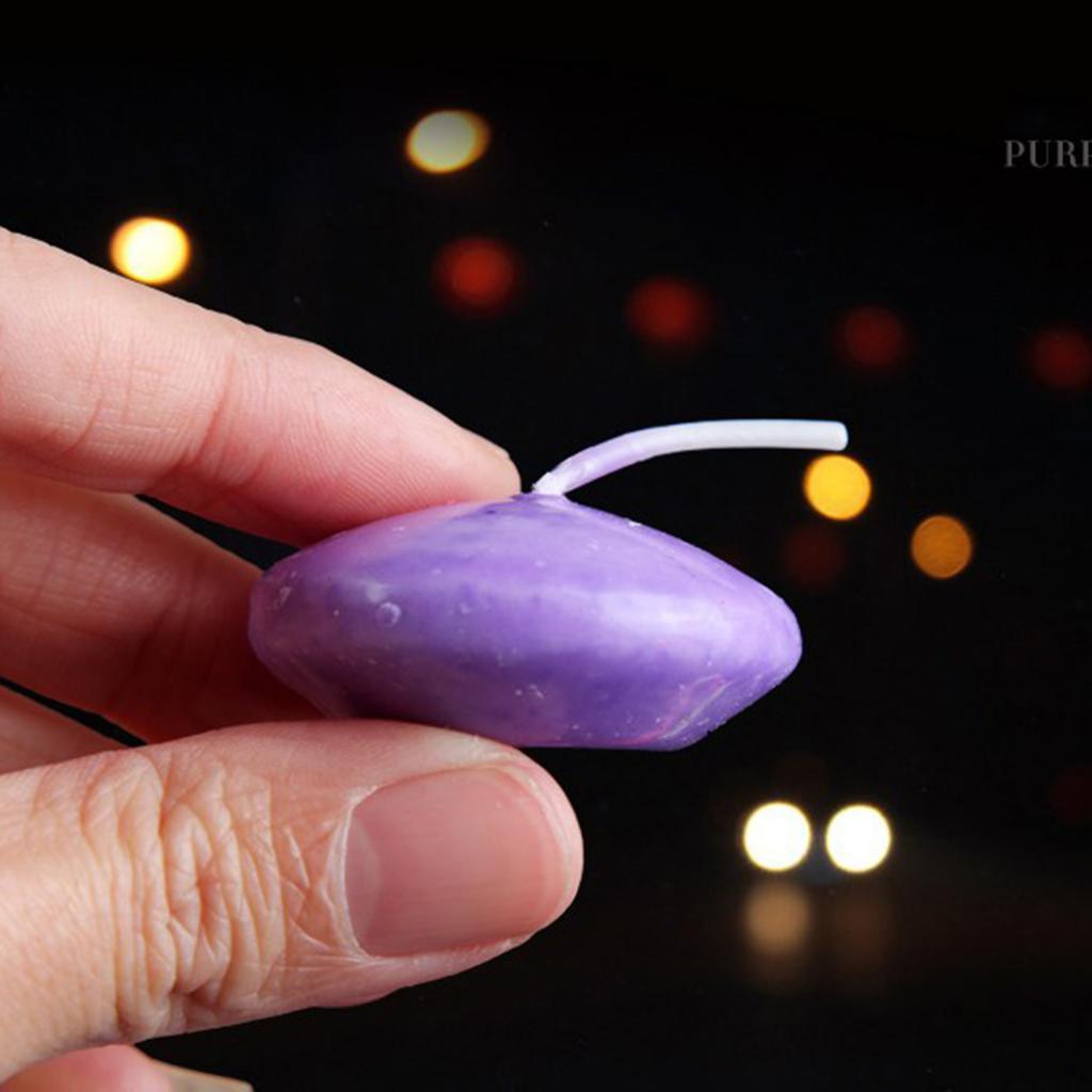 1PCS Smokeless Candles Romantic Exquisite Floating Candles Party Candles Decoration Candles for Baby Shower Wedding