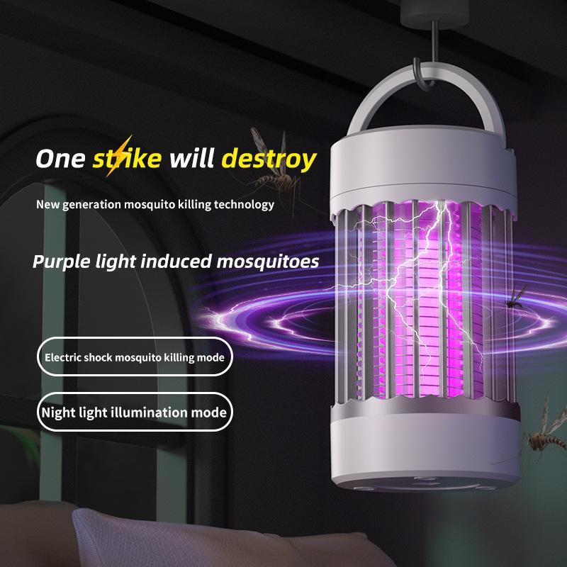 USB-oplader 2-in-1 Elektrische Muggenlamp Draagbaar Kampeerlicht Milieuvriendelijk voor Buiten BBQ Tuin Gebruik