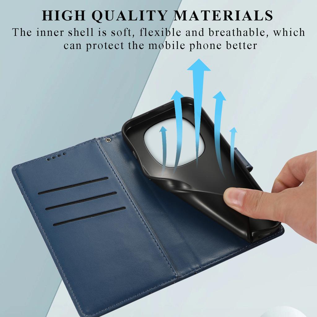 DF-06 For Xiaomi Redmi Note 14 Pro 5G/Poco X7 5G Phone Case Line Imprint Leather Wallet Cover