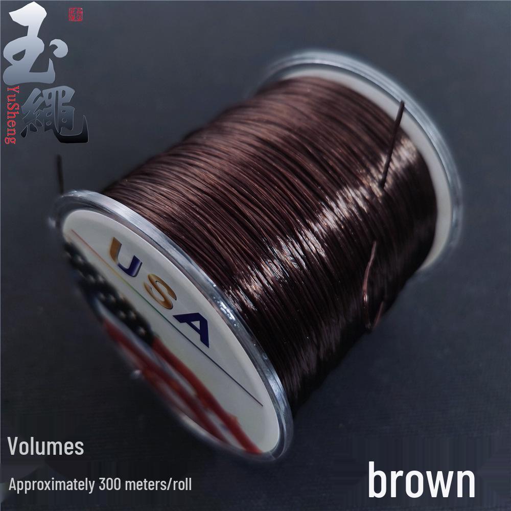 High-Grade USA Crystal Elastic Cord for Stringing Agate Bracelets - Flat Shape Tendon Rope